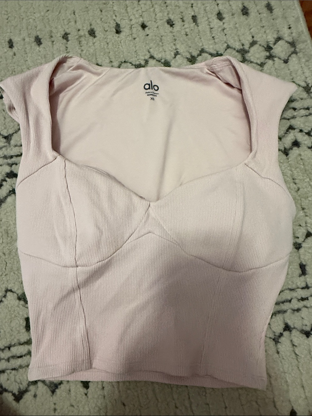 ALO Corset Workout Top